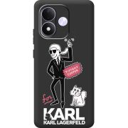 Чорний чохол BoxFace Xiaomi Redmi Note 17 For Karl