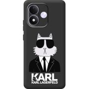 Чорний чохол BoxFace Xiaomi Redmi Note 17 Cat in Black