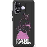 Чорний чохол BoxFace Xiaomi Redmi Note 17 Pink Karl
