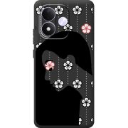 Чорний чохол BoxFace Xiaomi Redmi Note 17 Flower Hair