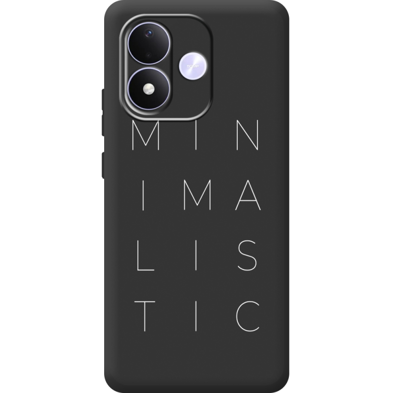 Чорний чохол BoxFace Xiaomi Redmi Note 17 Minimalistic