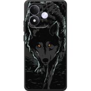 Чорний чохол BoxFace Xiaomi Redmi Note 17 Wolf