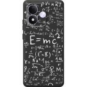 Чорний чохол BoxFace Xiaomi Redmi Note 17 E=mc2