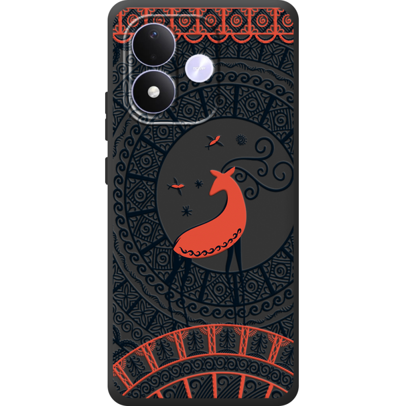 Чорний чохол BoxFace Xiaomi Redmi Note 17 Ornament
