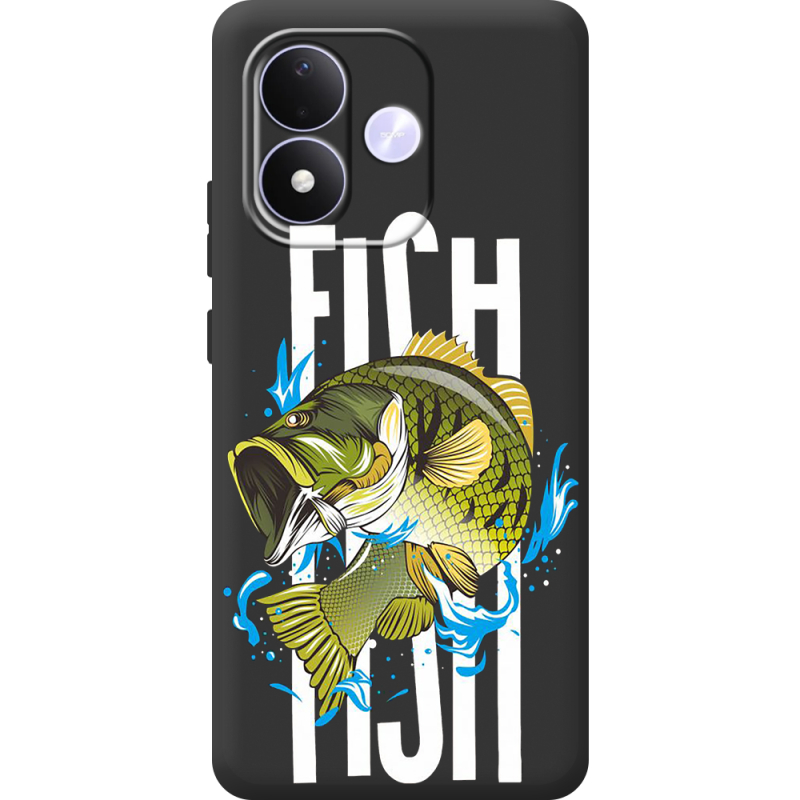 Чорний чохол BoxFace Xiaomi Redmi Note 17 Fish