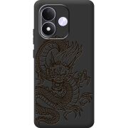 Чорний чохол BoxFace Xiaomi Redmi Note 17 Chinese Dragon