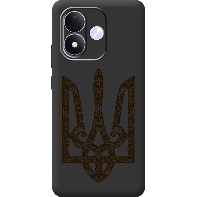 Чорний чохол BoxFace Xiaomi Redmi Note 17 Ukrainian Trident