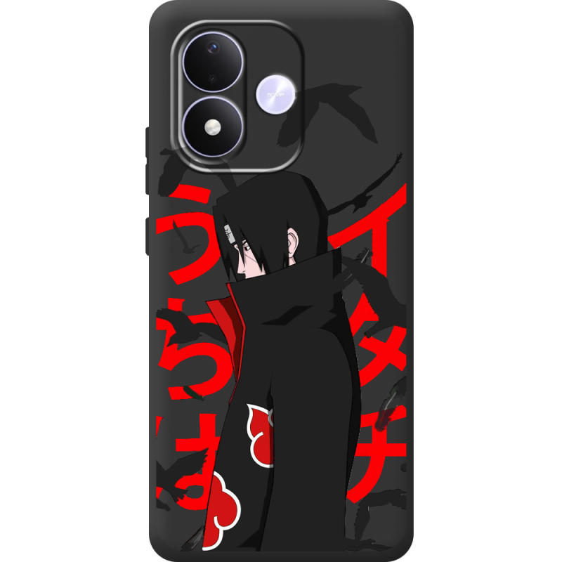 Чорний чохол BoxFace Xiaomi Redmi Note 17 Учиха Итачи