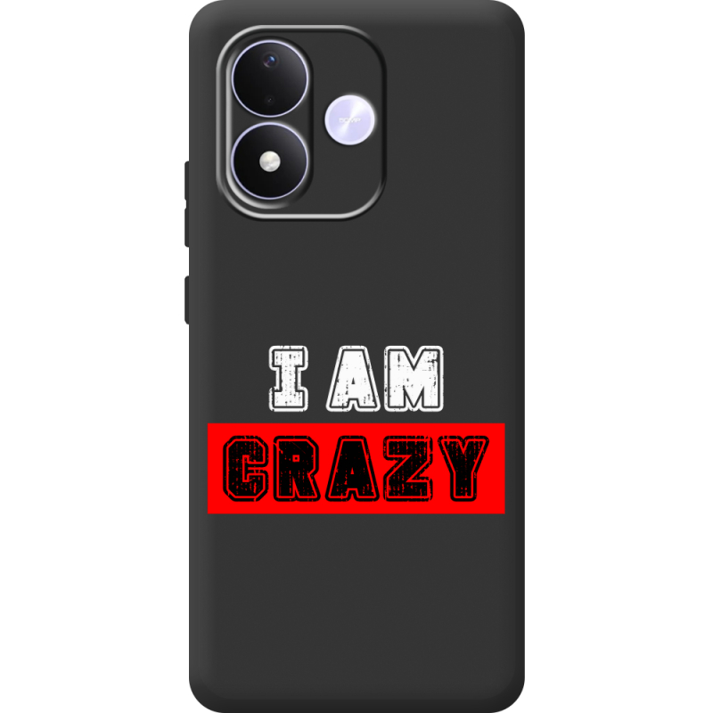 Чорний чохол BoxFace Xiaomi Redmi Note 17 I'm Crazy