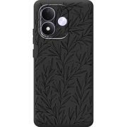Чорний чохол BoxFace Xiaomi Redmi Note 17 Leaves
