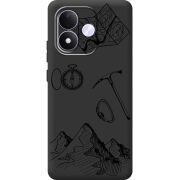 Чорний чохол BoxFace Xiaomi Redmi Note 17 Mountains