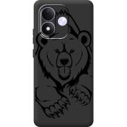 Чорний чохол BoxFace Xiaomi Redmi Note 17 Grizzly Bear