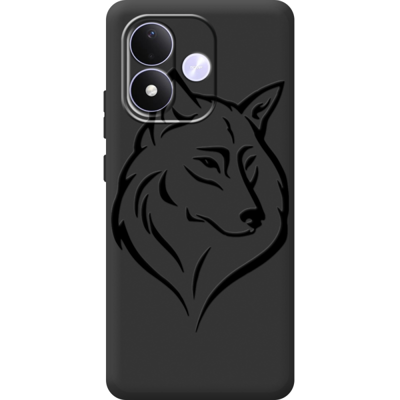 Чорний чохол BoxFace Xiaomi Redmi Note 17 Wolf