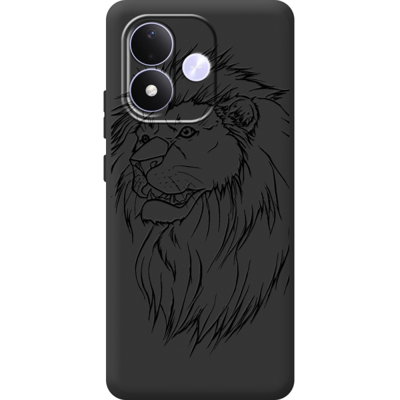 Чорний чохол BoxFace Xiaomi Redmi Note 17 Lion