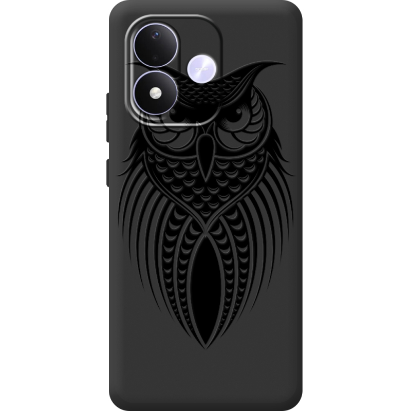 Чорний чохол BoxFace Xiaomi Redmi Note 17 Owl