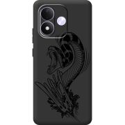 Чорний чохол BoxFace Xiaomi Redmi Note 17 Snake
