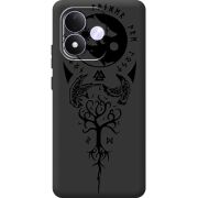Чорний чохол BoxFace Xiaomi Redmi Note 17 Hugin and Munin