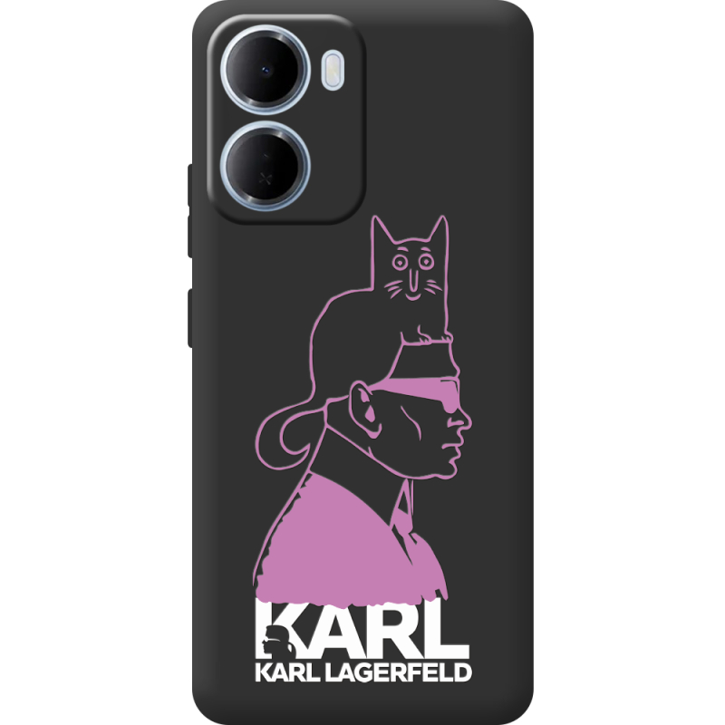 Чорний чохол BoxFace Xiaomi Redmi 15A Pink Karl