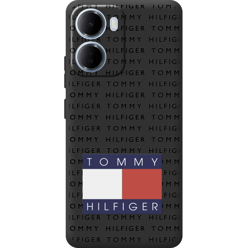 Чорний чохол BoxFace Xiaomi Redmi 15A Tommy Print