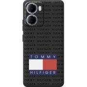 Чорний чохол BoxFace Xiaomi Redmi 15A Tommy Print