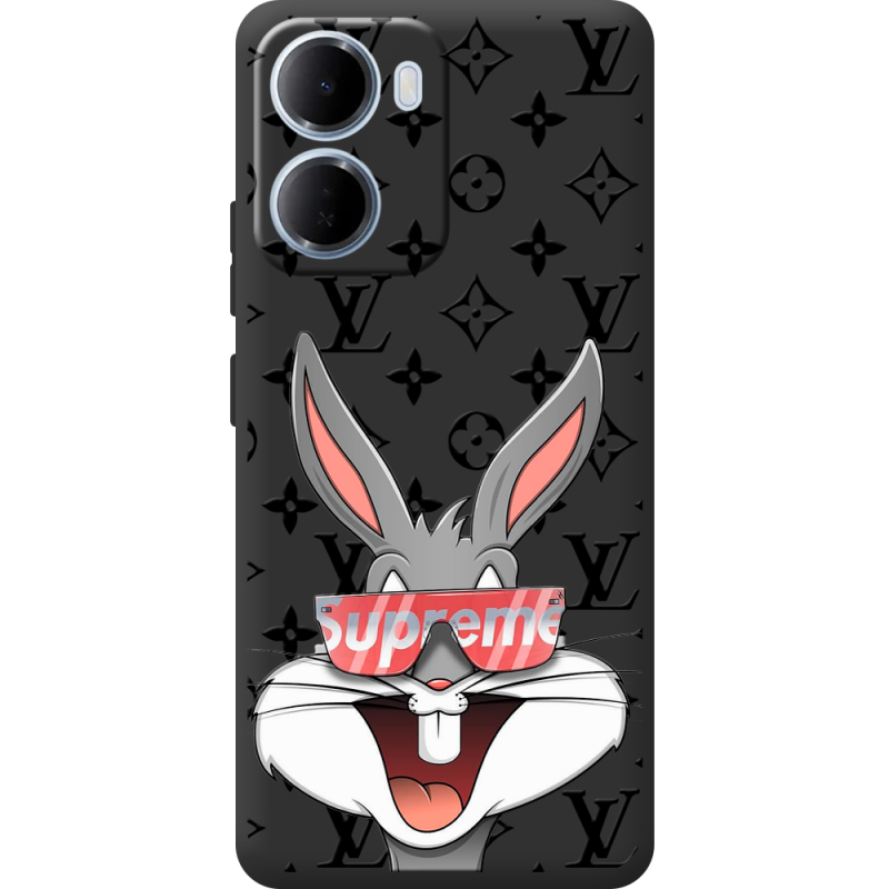 Чорний чохол BoxFace Xiaomi Redmi 15A looney bunny