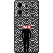 Чорний чохол BoxFace Xiaomi Redmi 15A Man Pattern