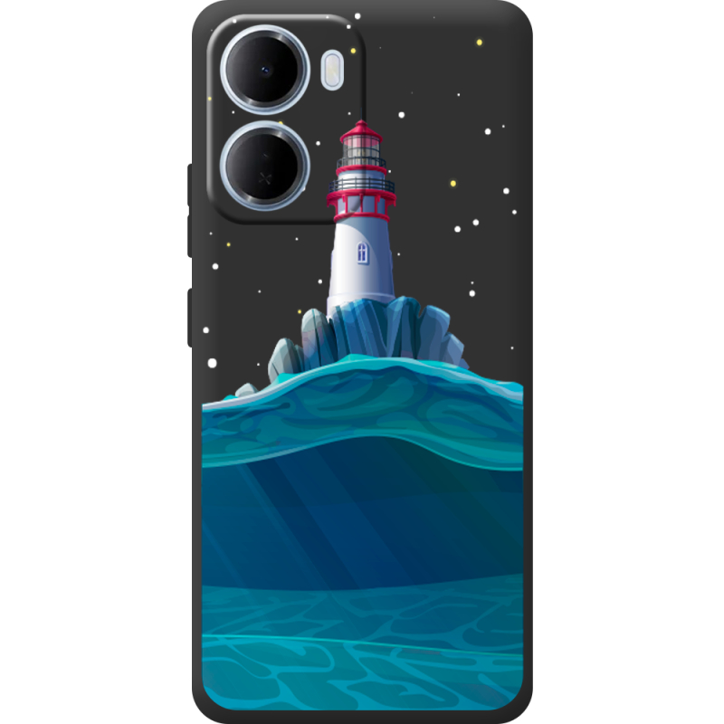 Чорний чохол BoxFace Xiaomi Redmi 15A Lighthouse