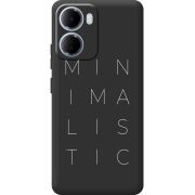 Чорний чохол BoxFace Xiaomi Redmi 15A Minimalistic