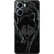 Чорний чохол BoxFace Xiaomi Redmi 15A Wolf