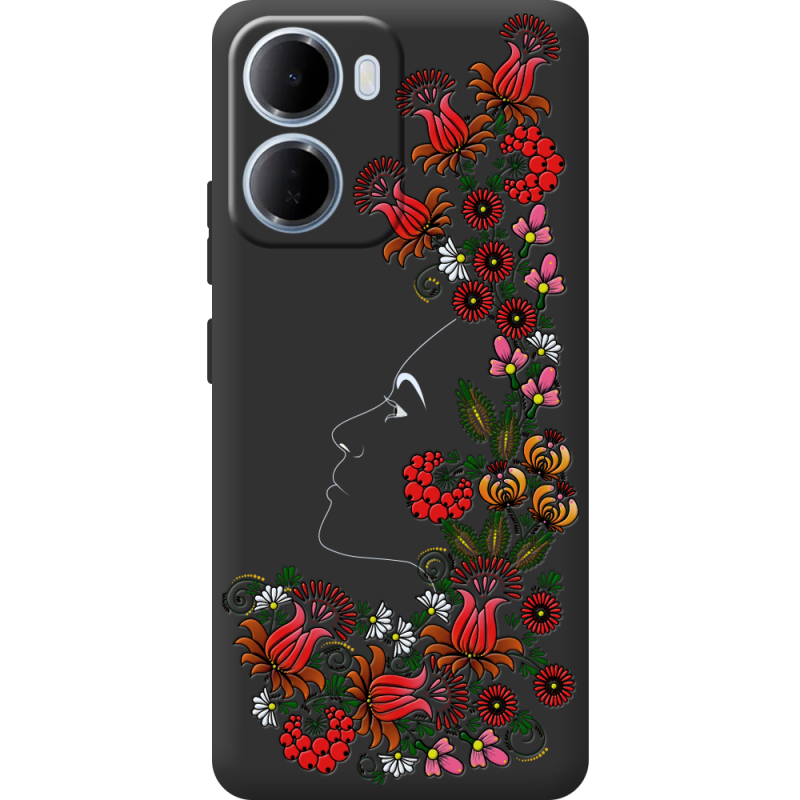 Чорний чохол BoxFace Xiaomi Redmi 15A 3D Ukrainian Muse
