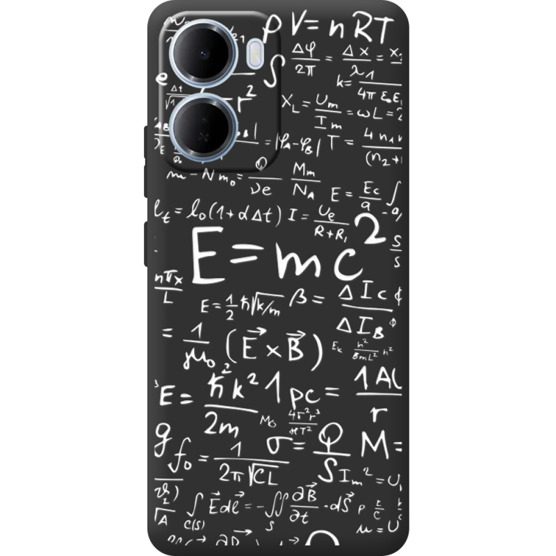 Чорний чохол BoxFace Xiaomi Redmi 15A E=mc2