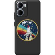Чорний чохол BoxFace Xiaomi Redmi 15A NASA