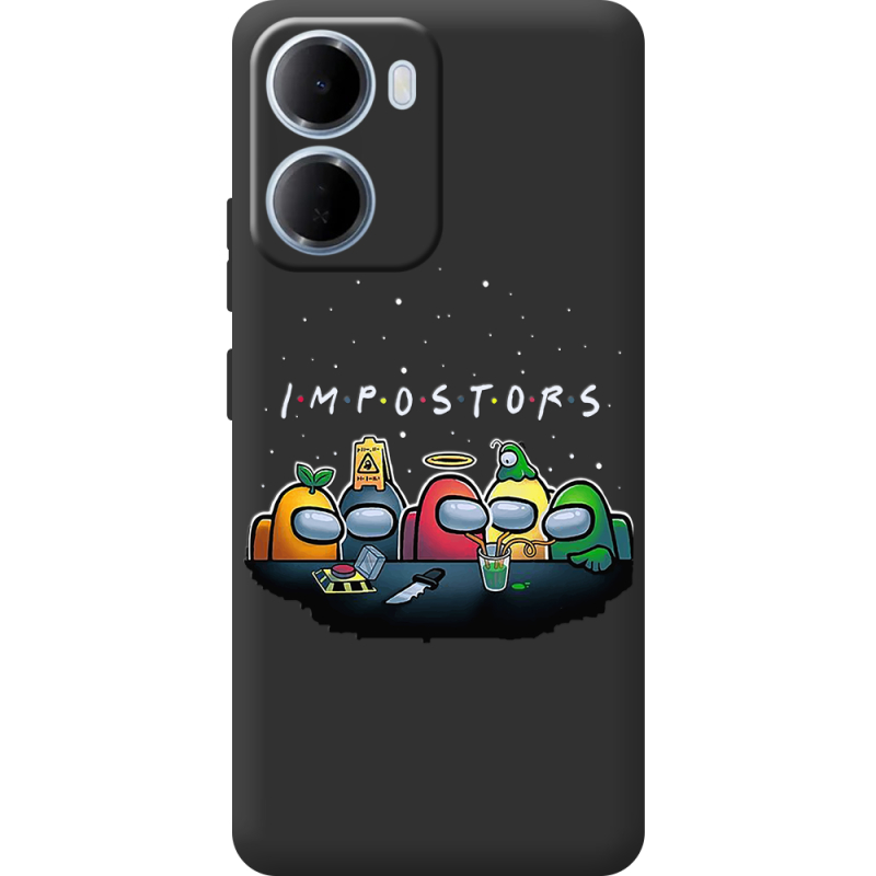 Чорний чохол BoxFace Xiaomi Redmi 15A Among Us Impostors