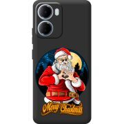 Чорний чохол BoxFace Xiaomi Redmi 15A Cool Santa