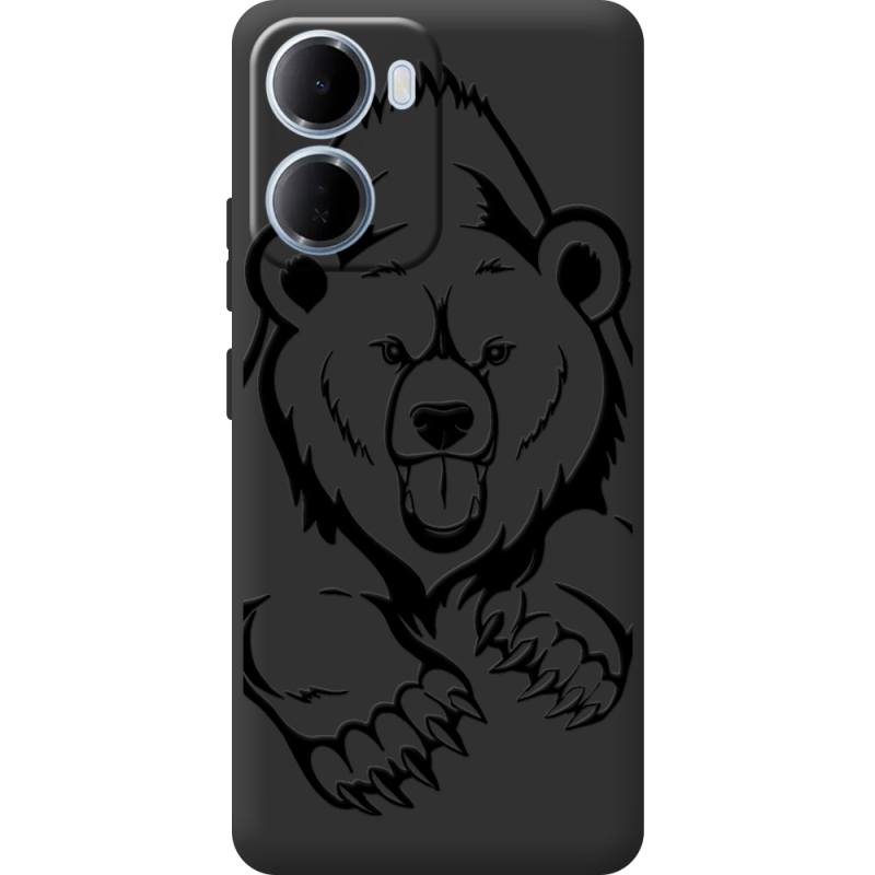 Чорний чохол BoxFace Xiaomi Redmi 15A Grizzly Bear