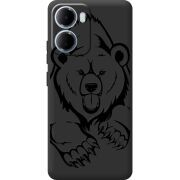 Чорний чохол BoxFace Xiaomi Redmi 15A Grizzly Bear
