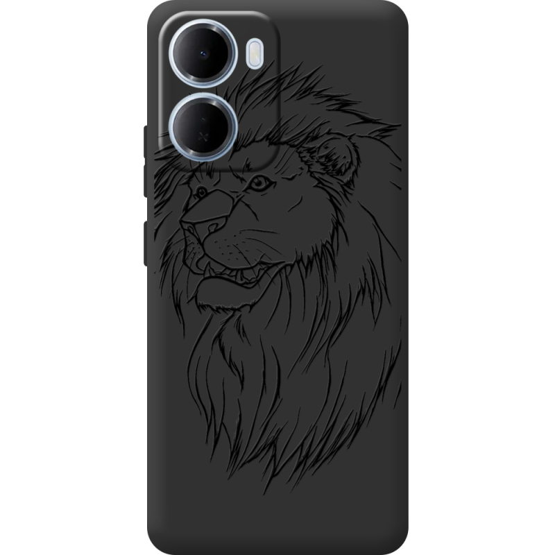 Чорний чохол BoxFace Xiaomi Redmi 15A Lion