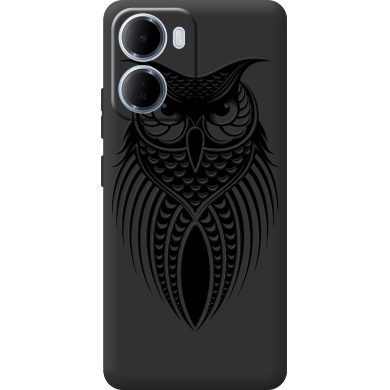 Чорний чохол BoxFace Xiaomi Redmi 15A Owl