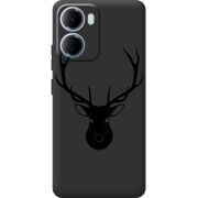 Чорний чохол BoxFace Xiaomi Redmi 15A Deer