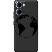 Чорний чохол BoxFace Xiaomi Redmi 15A Earth
