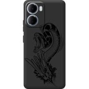 Чорний чохол BoxFace Xiaomi Redmi 15A Snake