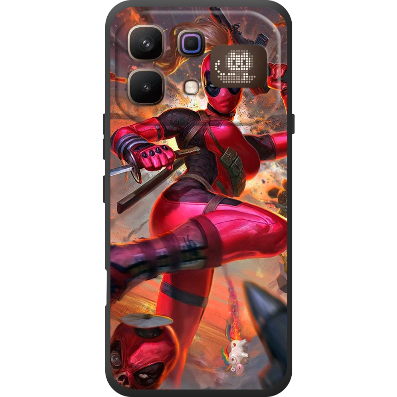 Чохол BoxFace Infinix Note 60 Pro Woman Deadpool