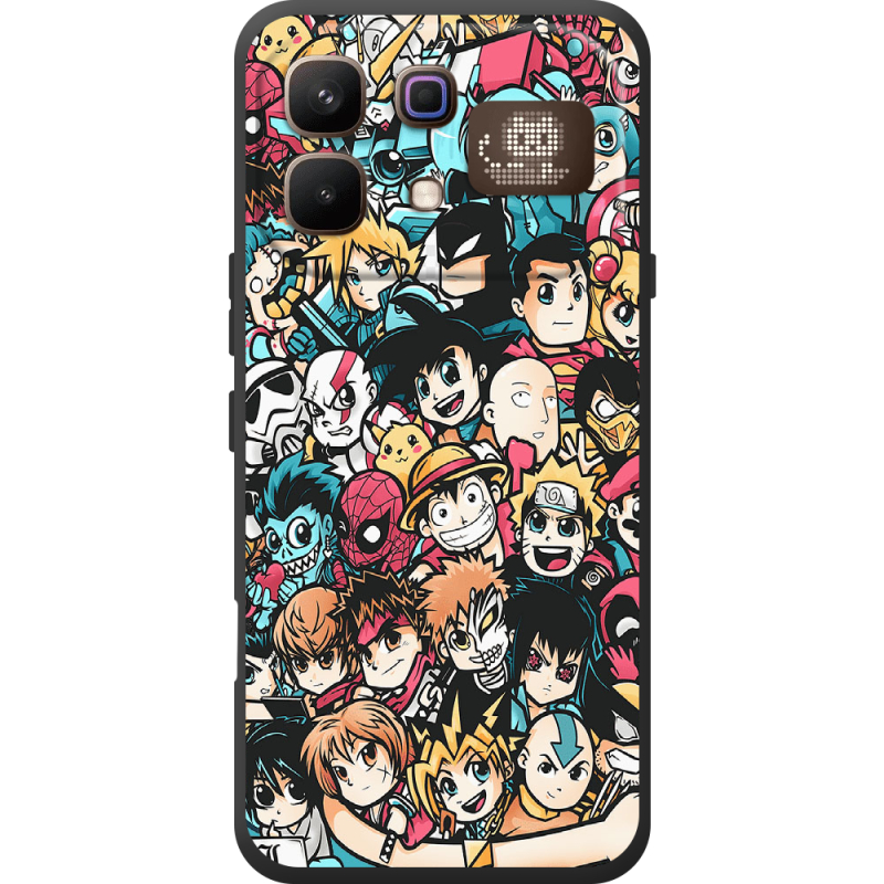 Чохол BoxFace Infinix Note 60 Pro Anime Stickers