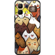 Чохол BoxFace Infinix Note 60 Pro Sleepy Cats