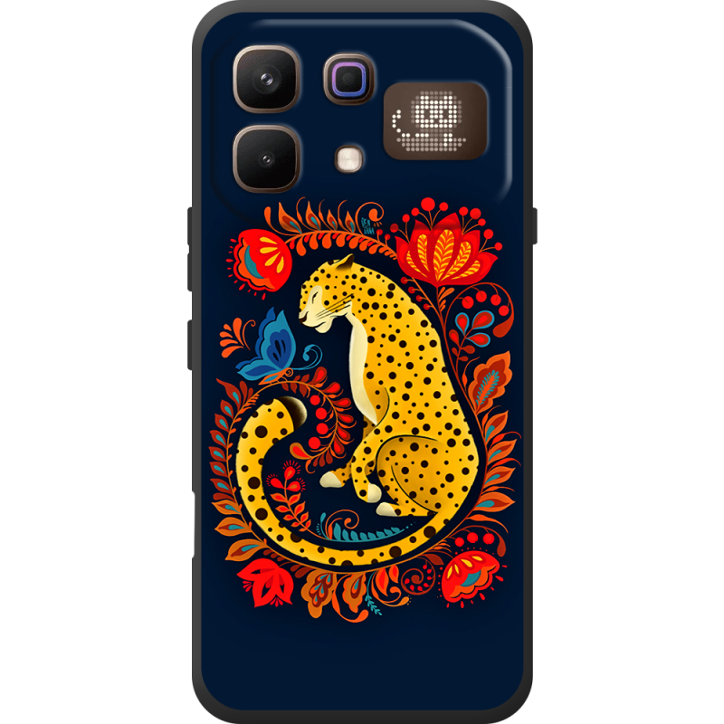Чохол BoxFace Infinix Note 60 Pro Petrykivka Leopard