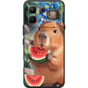 Чохол BoxFace Infinix Note 60 Pro Капібара з кавуном