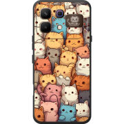 Чохол BoxFace Infinix Note 60 Pro Котики муркотики