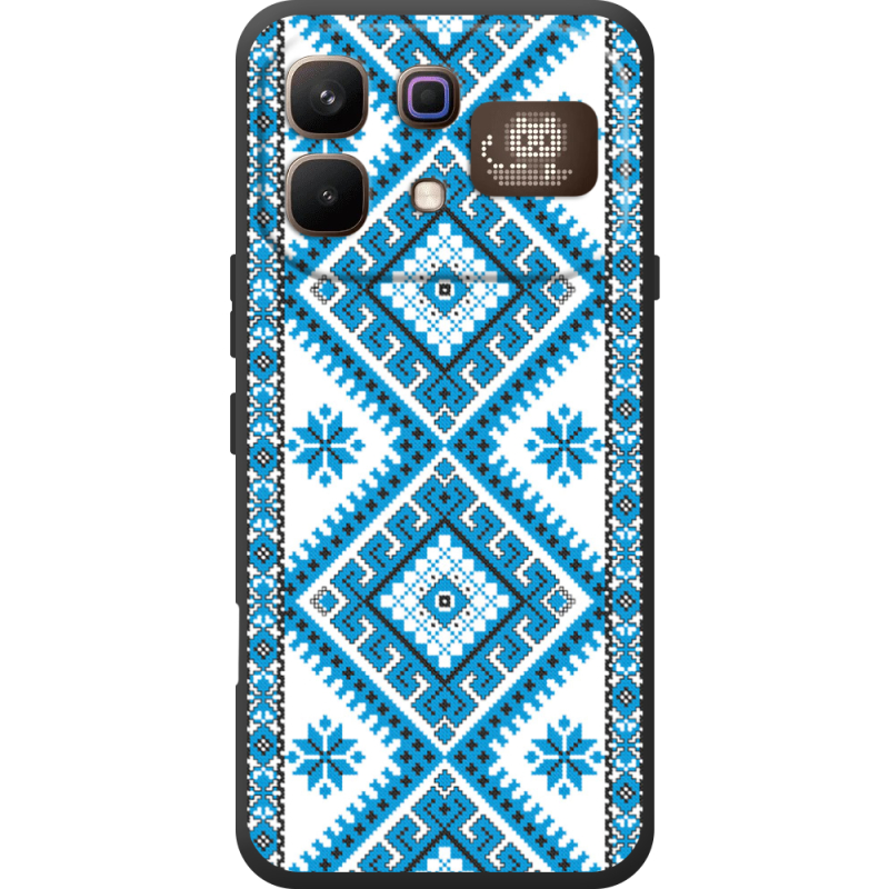 Чохол BoxFace Infinix Note 60 Pro Блакитний Орнамент