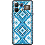 Чохол BoxFace Infinix Note 60 Pro Блакитний Орнамент