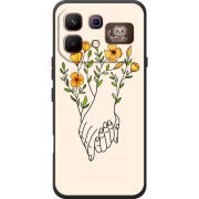Чохол BoxFace Infinix Note 60 Pro Flower Hands